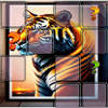 Abbinamento di memoria con la tigre animale