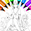 Disegni da colorare di ragazze vampiro anime