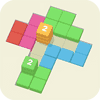 Puzzle di blocchi impilati
