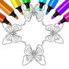 Disegni da colorare per bambini con farfalle