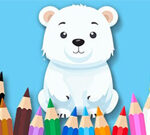 Libro da colorare: Orso polare